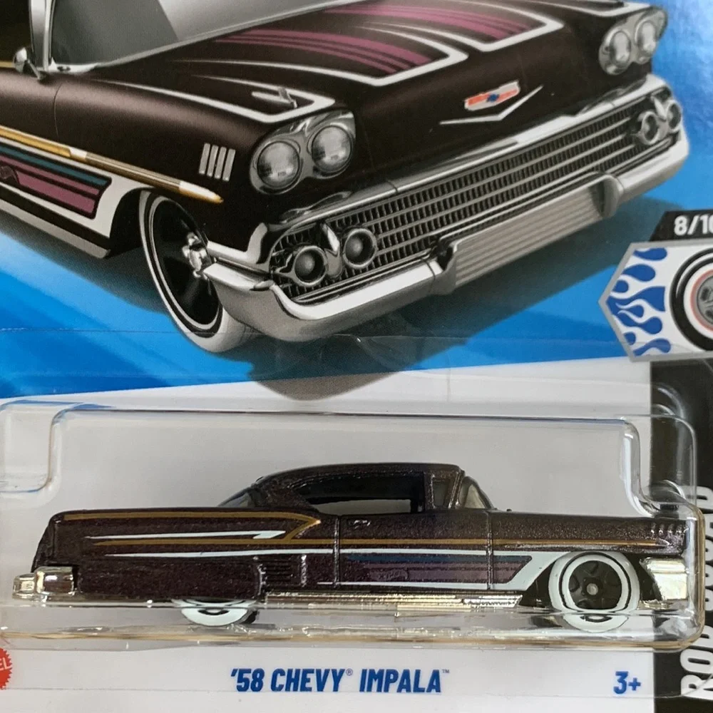 1958 Chevy Impala Hot Wheels 58 1950s Car Hotwheels 50s Chevrolet New 2025